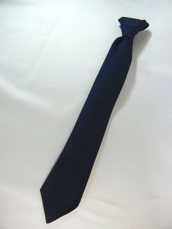 Solid Navy Blue Boy's Tie