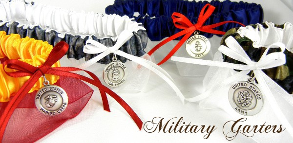 Military Bridal Garters