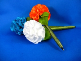 Satin Flower Pens