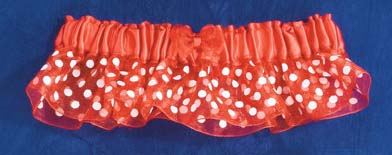Red Polka Dot Garter Red Polka Dot Garter