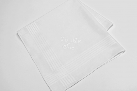 "TO MY SON" HANKY
