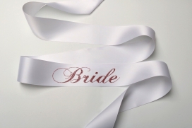"Bride" Sash