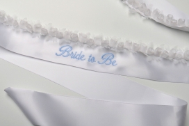 "BRIDE TO BE" SASH