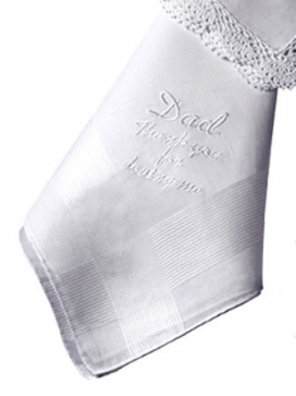 "Dad" Embroidered Hanky