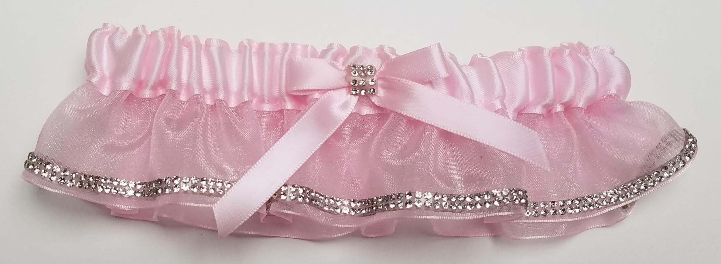 LT. PINK SPARKLE GARTER