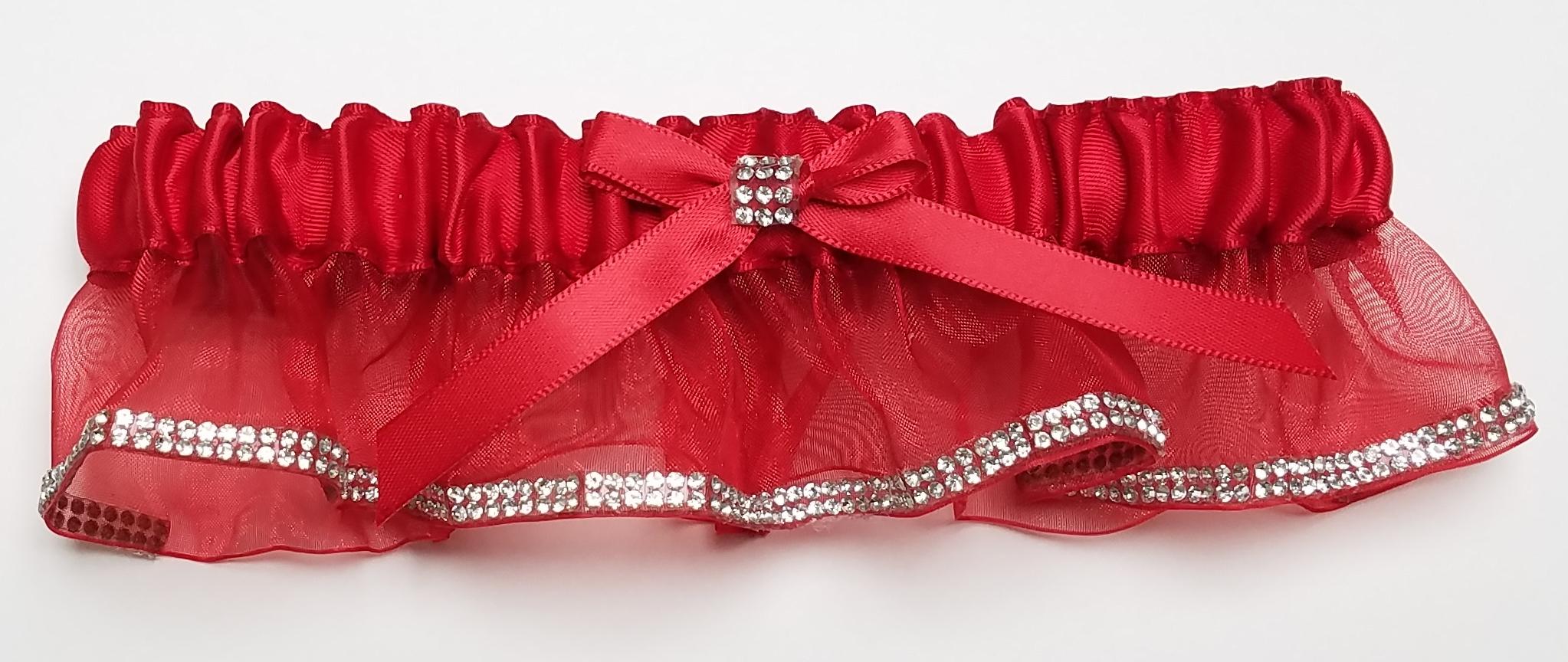 RED SPARKLE GARTER