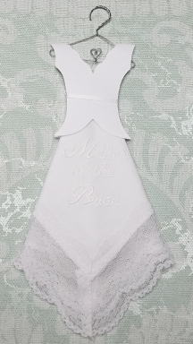 Wedding Dress hanky-Mother of Bride