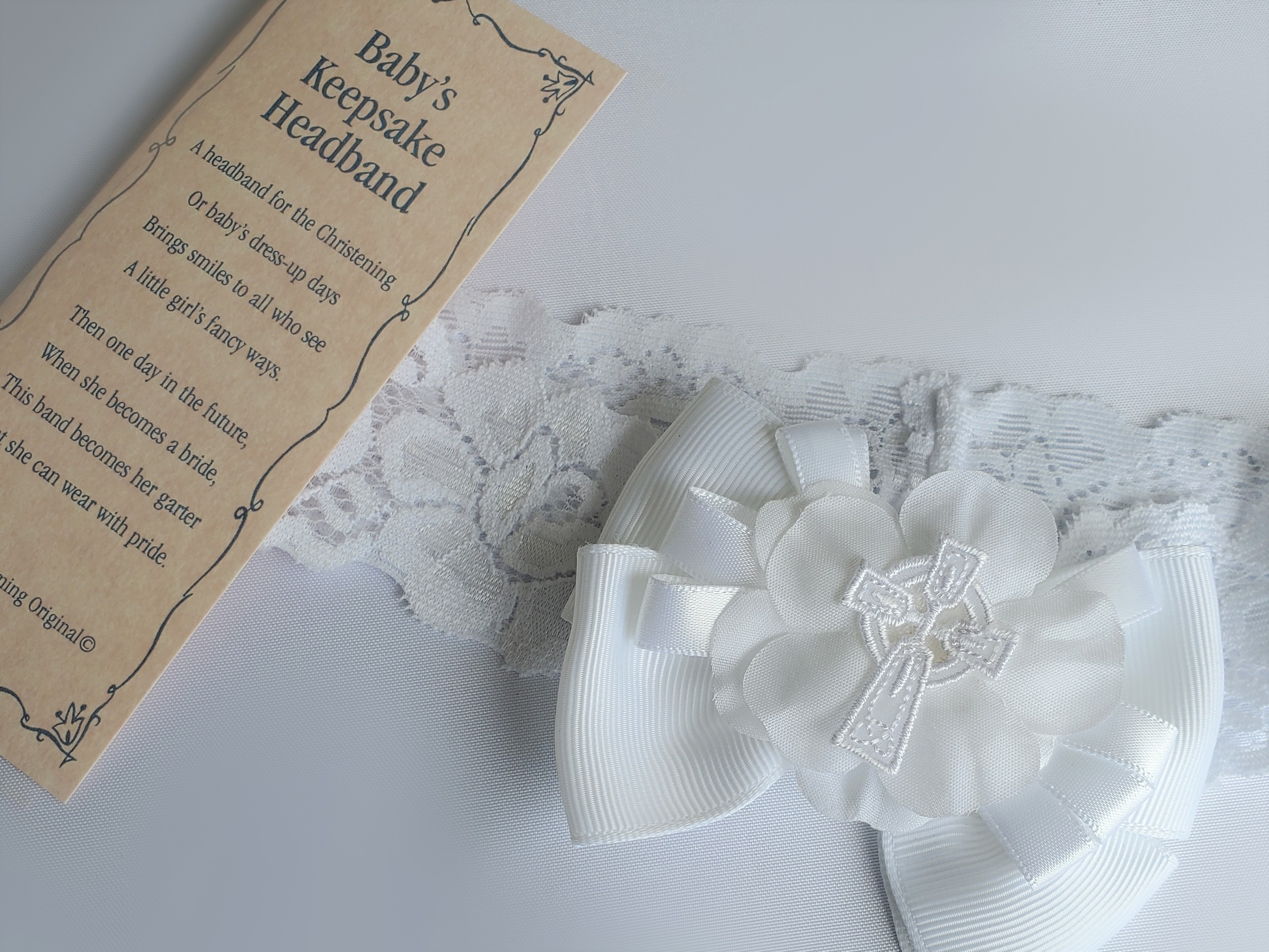 Celtic Cross Baby Headband