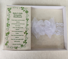 Celtic Cross Baby Headband