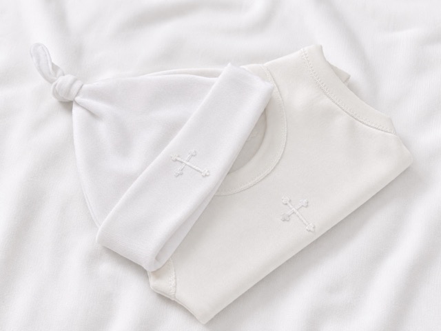 Baby One Piece & Beanie Set