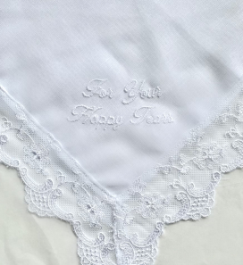 "For Your Happy Tears" Hanky