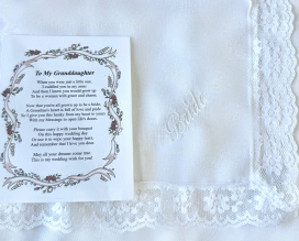 To My Granddaughter Hanky and Poem