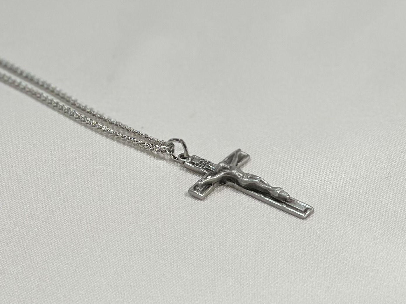 Pewter Cross Necklace