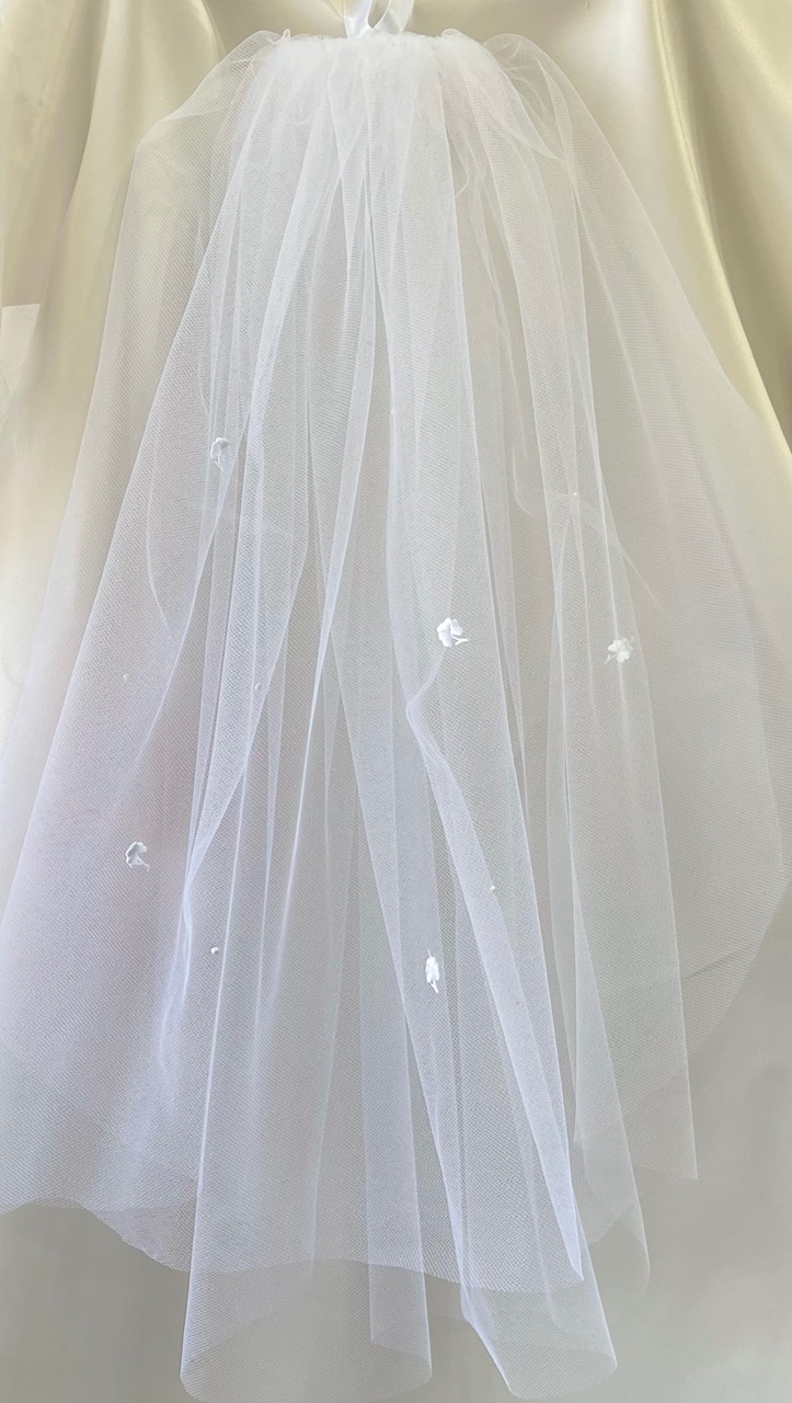 Shamrock & Pearl First Communion Veil