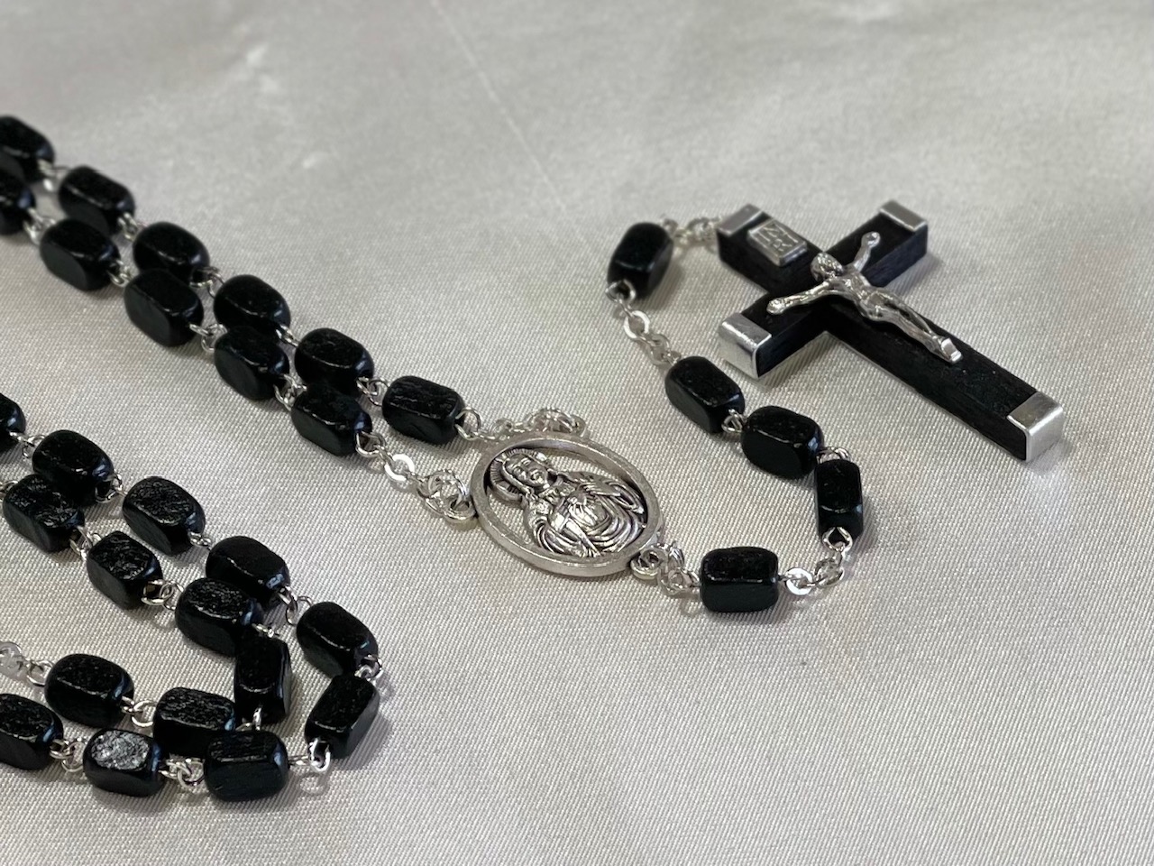 Black Wood Rosary