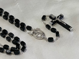 Black Wood Rosary