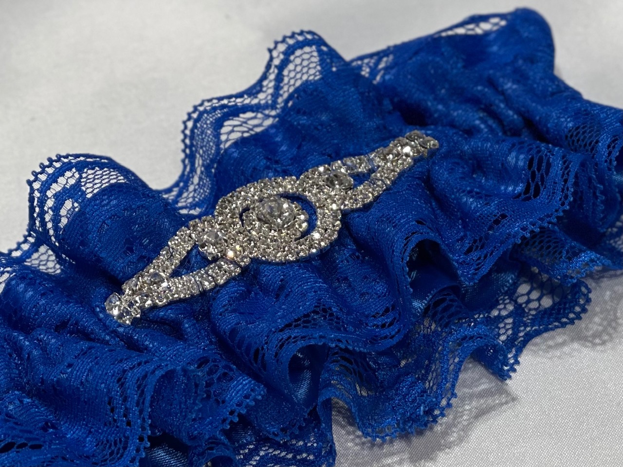 Royal Blue Lace Garter