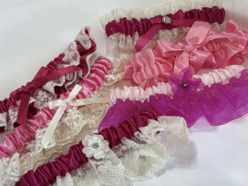 Set of 6 Assorted Garters
