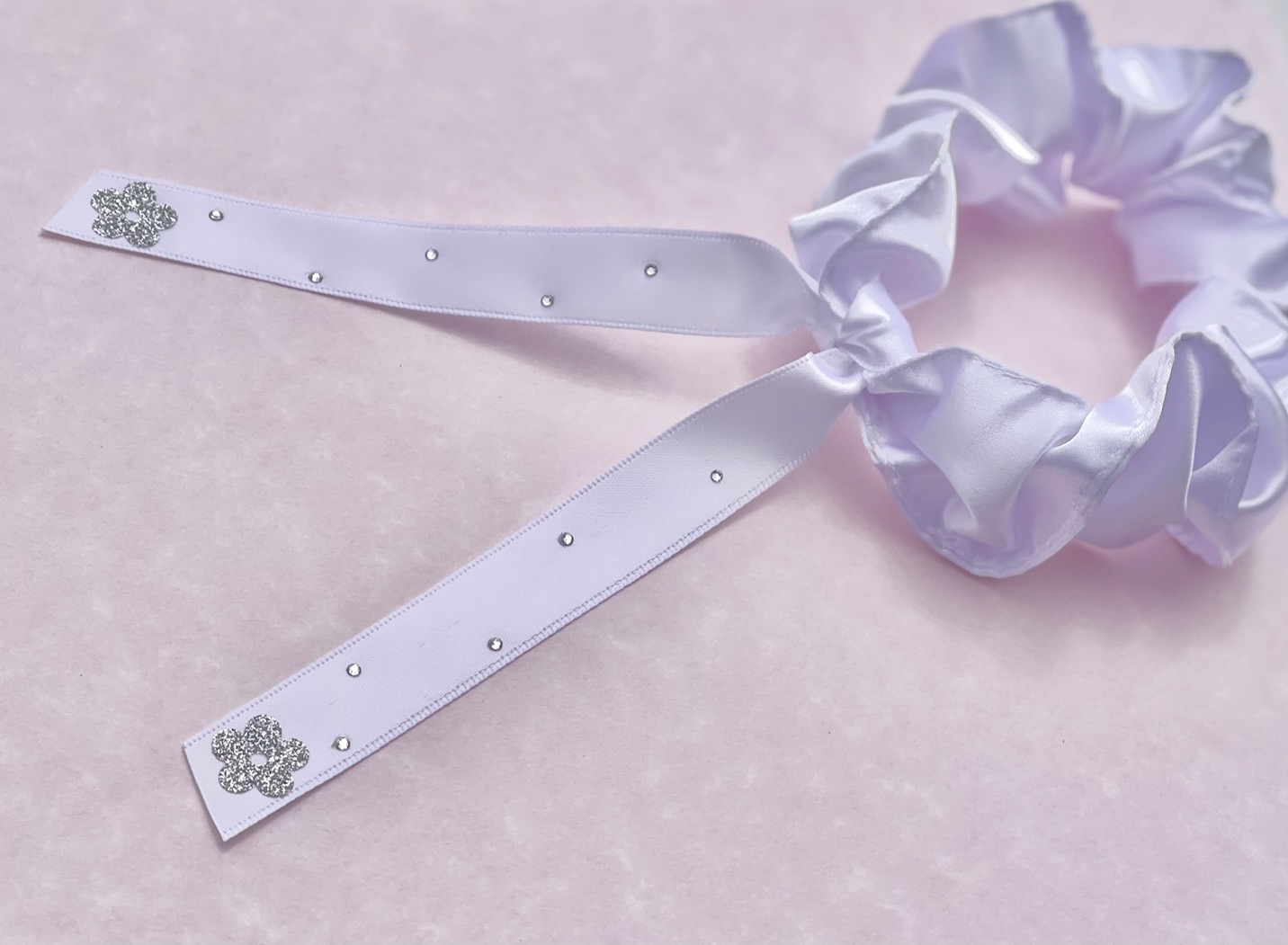 Satin Flower Girl Hair tie