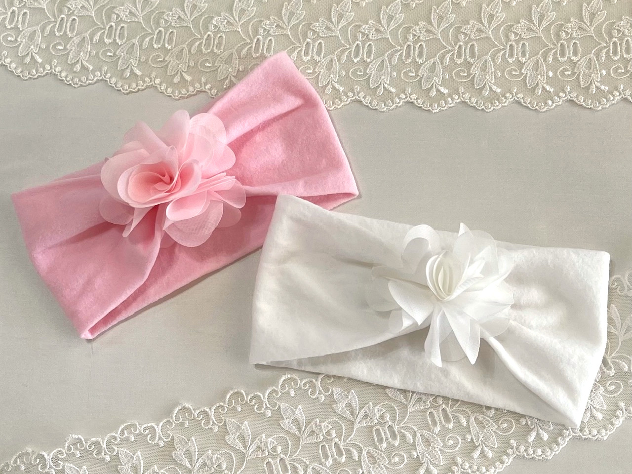 Set of 2 Stretch Baby Headbands