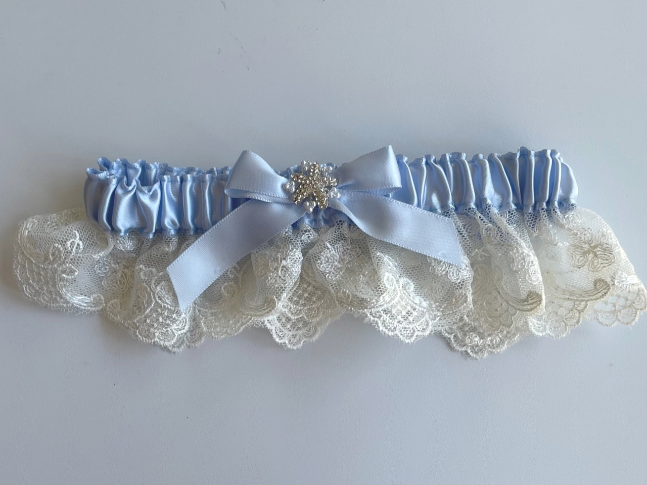 Light Blue Starfish Charm Garter