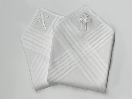Cotton First Communion Pocket Square