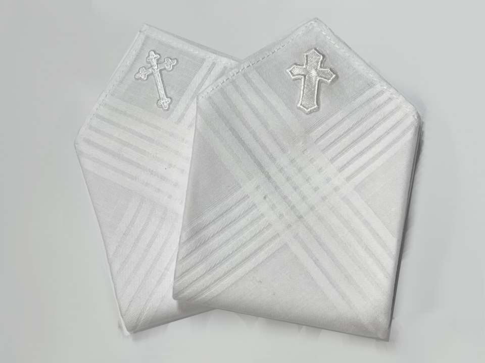 Cotton First Communion Pocket Square