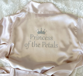 Flower Girl "Princess of the Petals" Robe