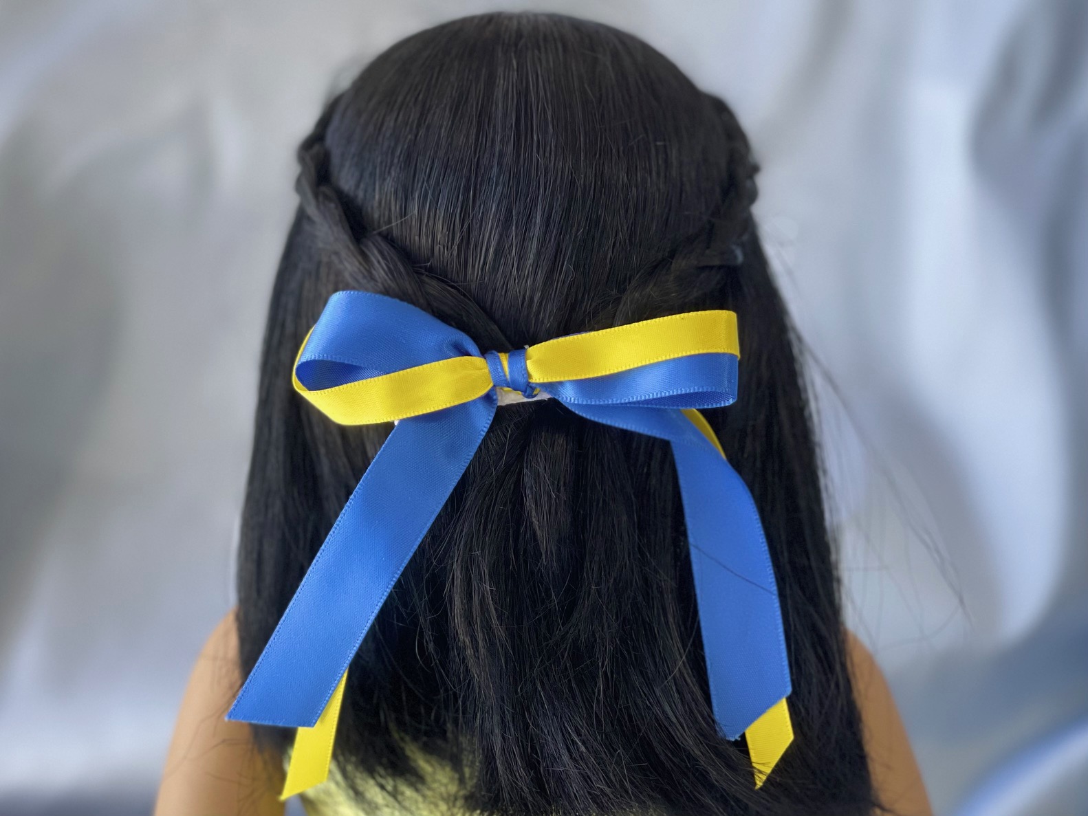 Blue & Yellow Hair Clip