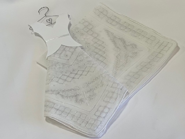 Drawnwork Butterfly Hanky