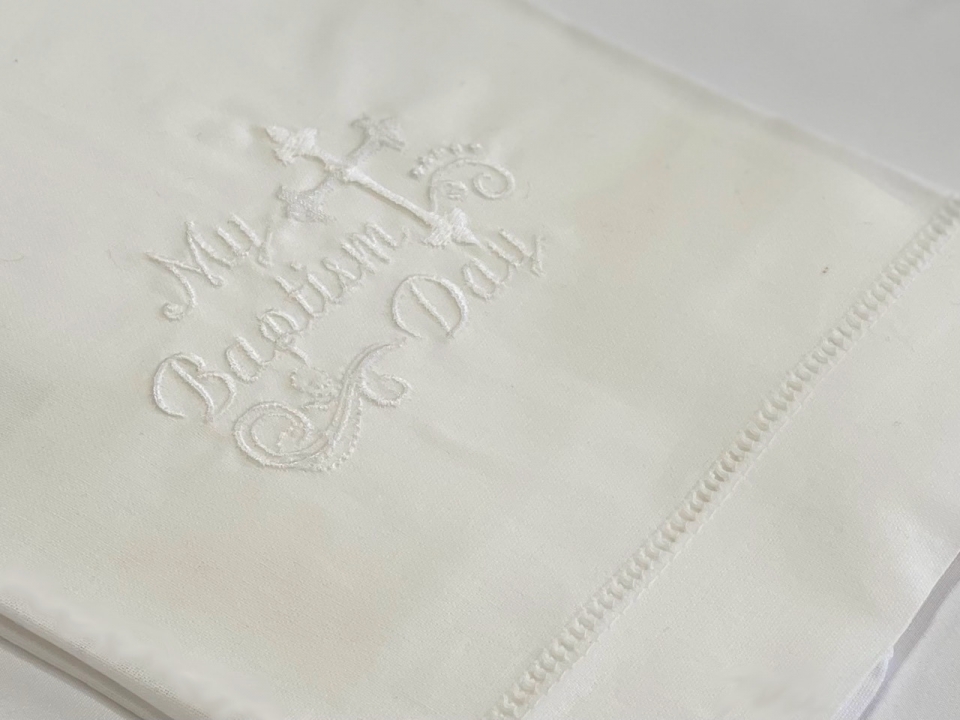 "My Baptism Day" Baby Towel