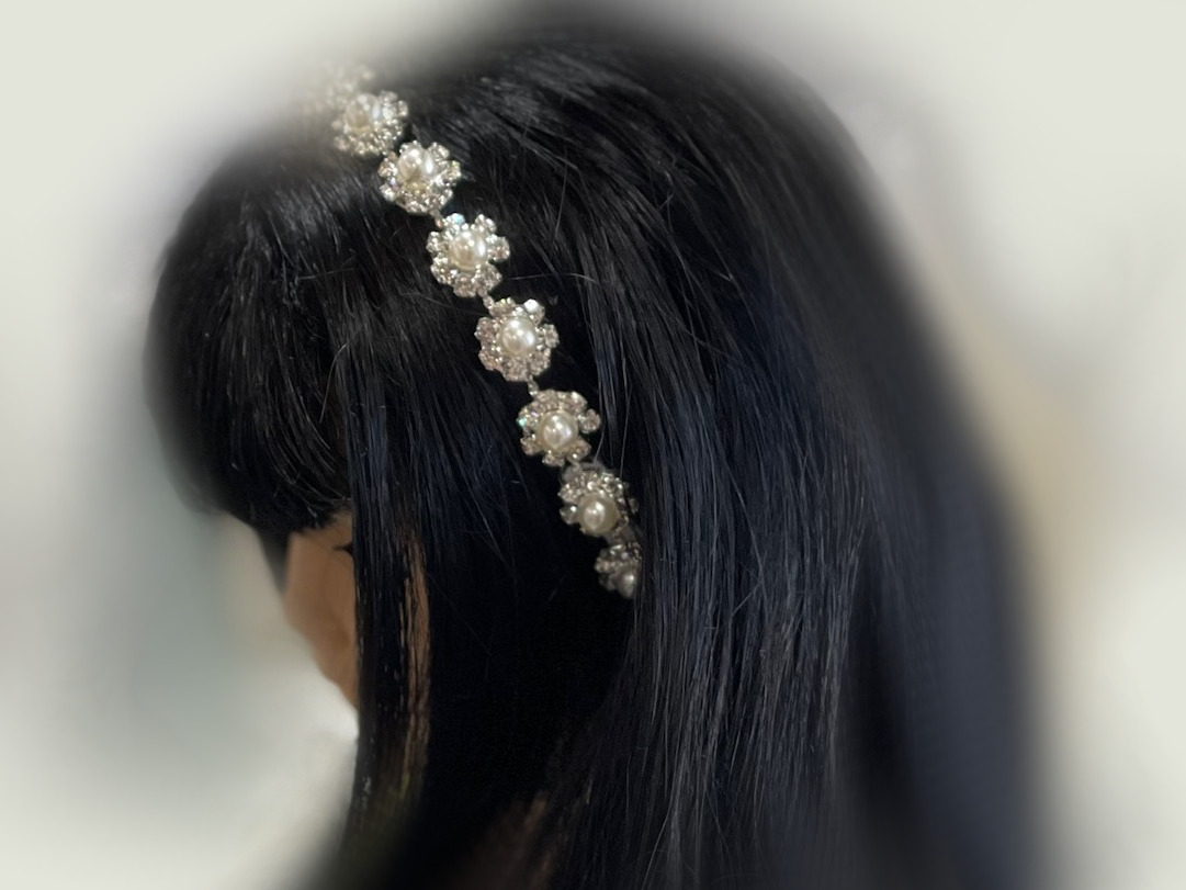 Pearl & Crystal Headband