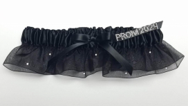 Black "Prom 2025" Garter
