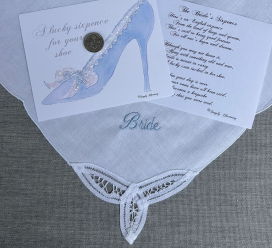 Sixpence & Hanky Bridal Set