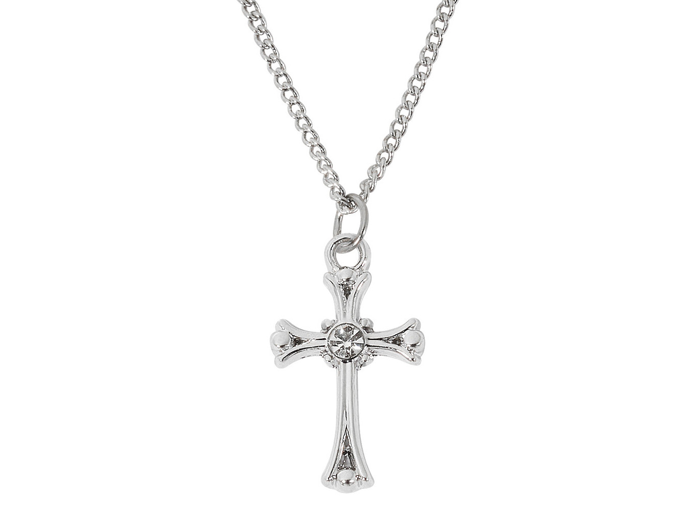 Crystal Cross Necklace