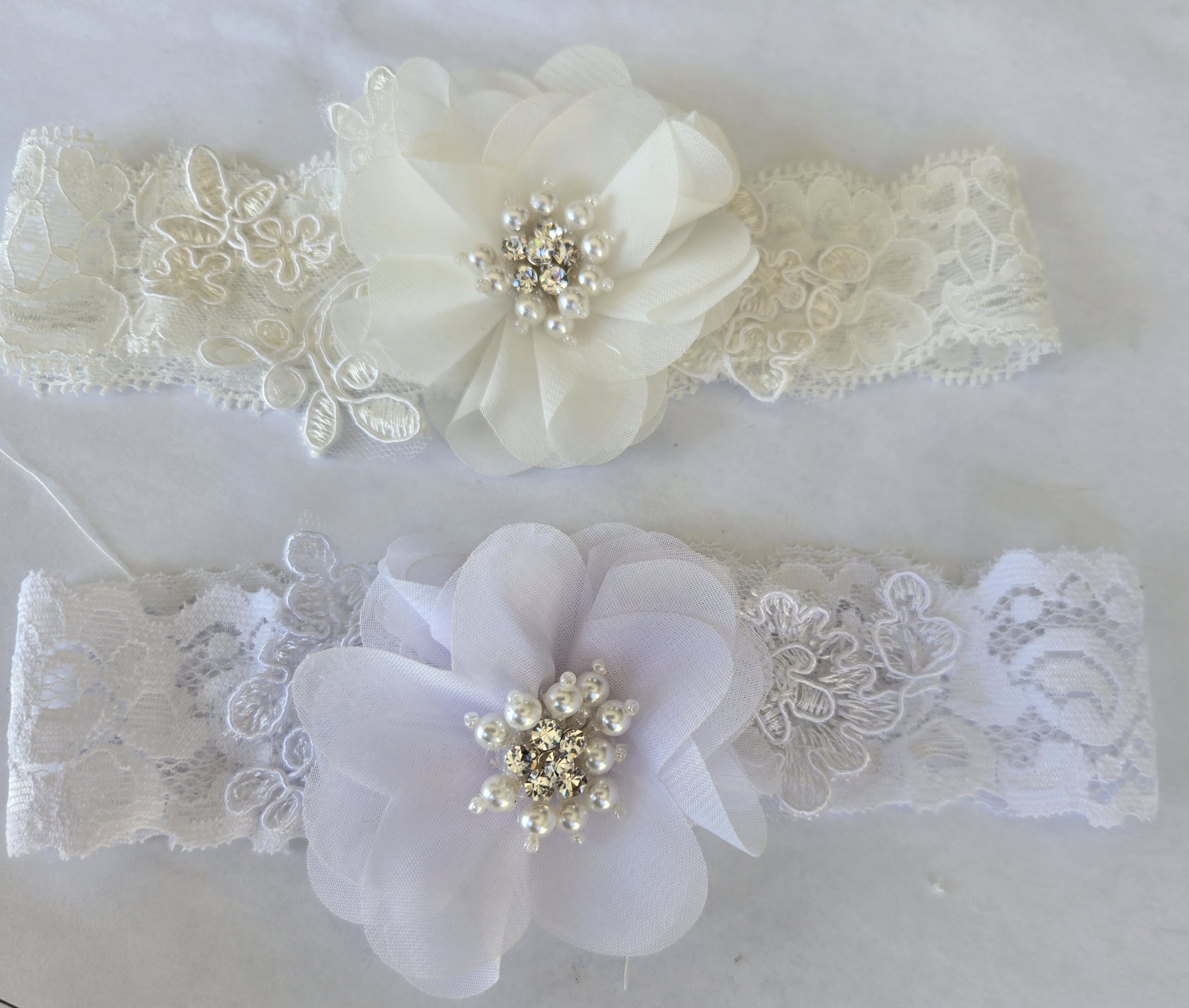 Christening baby headband