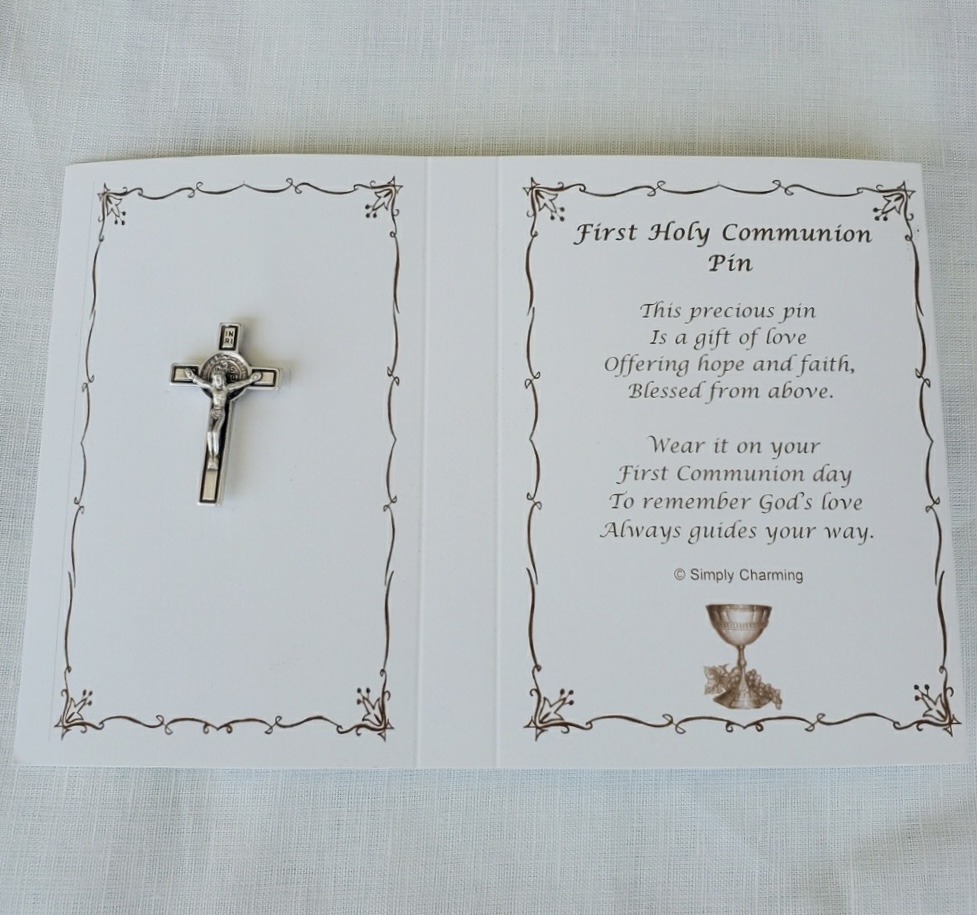 First Communion Lapel Pin