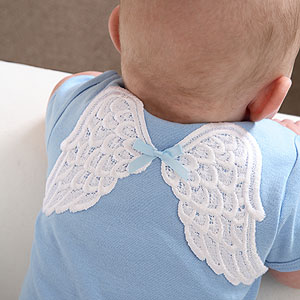 Light Blue Angel Baby T-Shirt