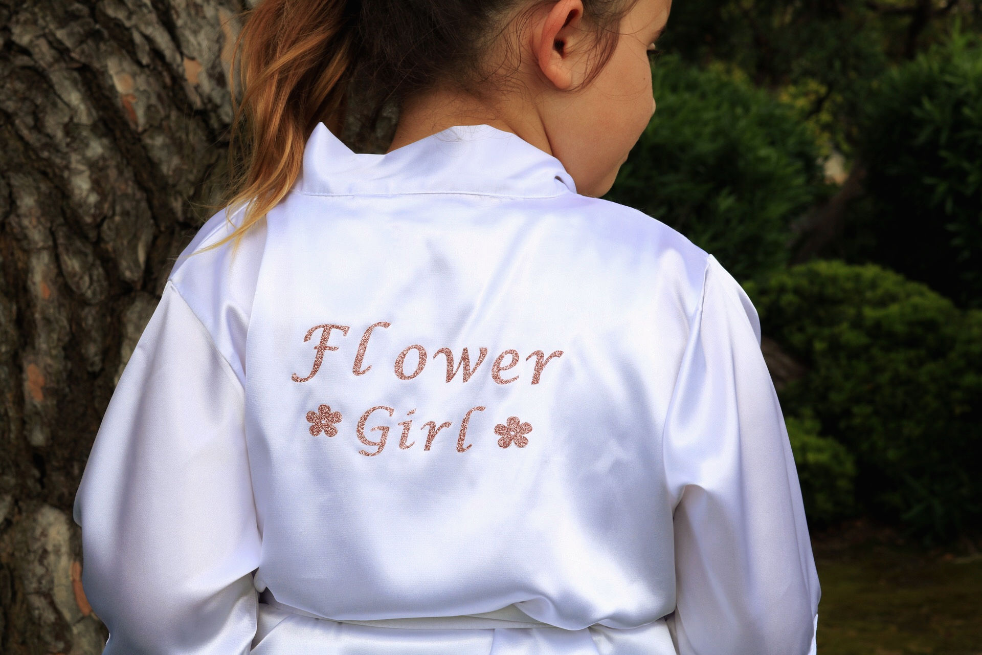 Satin Flower Girl Robe