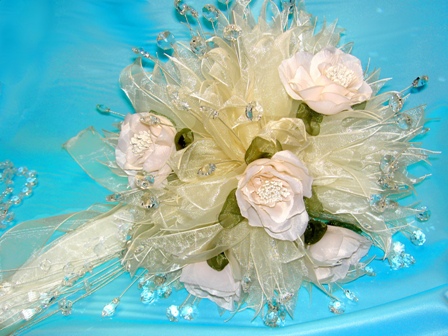 Crystal Bouquet with Spray