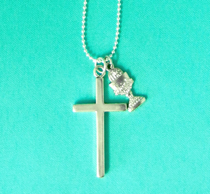 Necklace w/Cross & Chalice