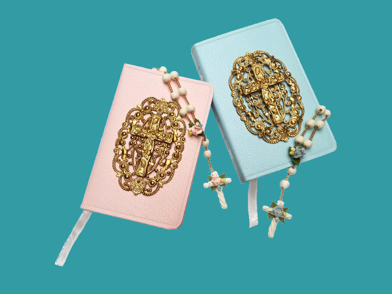 Baby Rosary & Bible Set