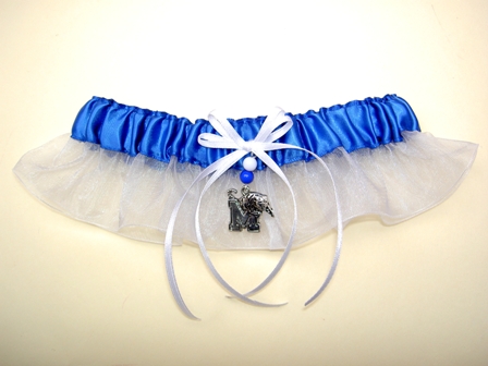 University of Memphis Inspired Garter with Licensed Collegiate Charm