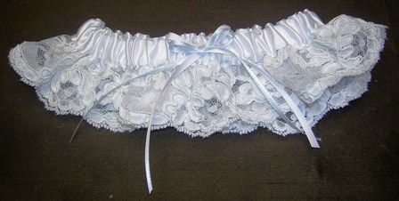 Re-embroidered Lace Garter