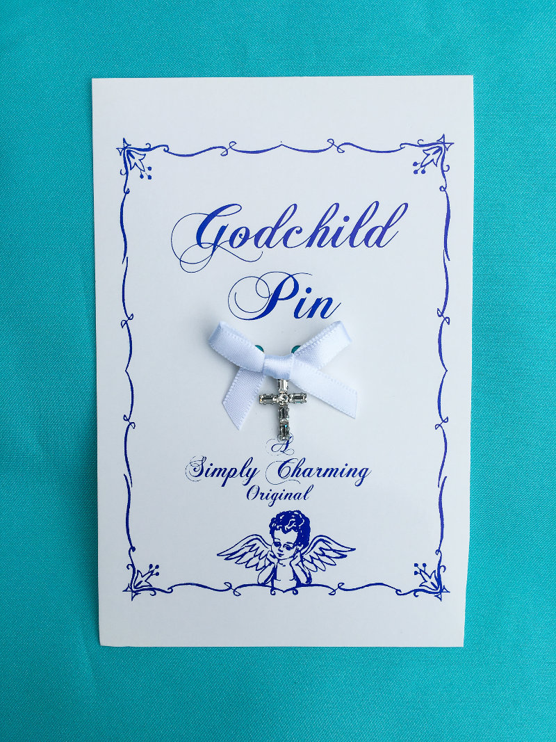 God Child Pin w/ Our fine Cross