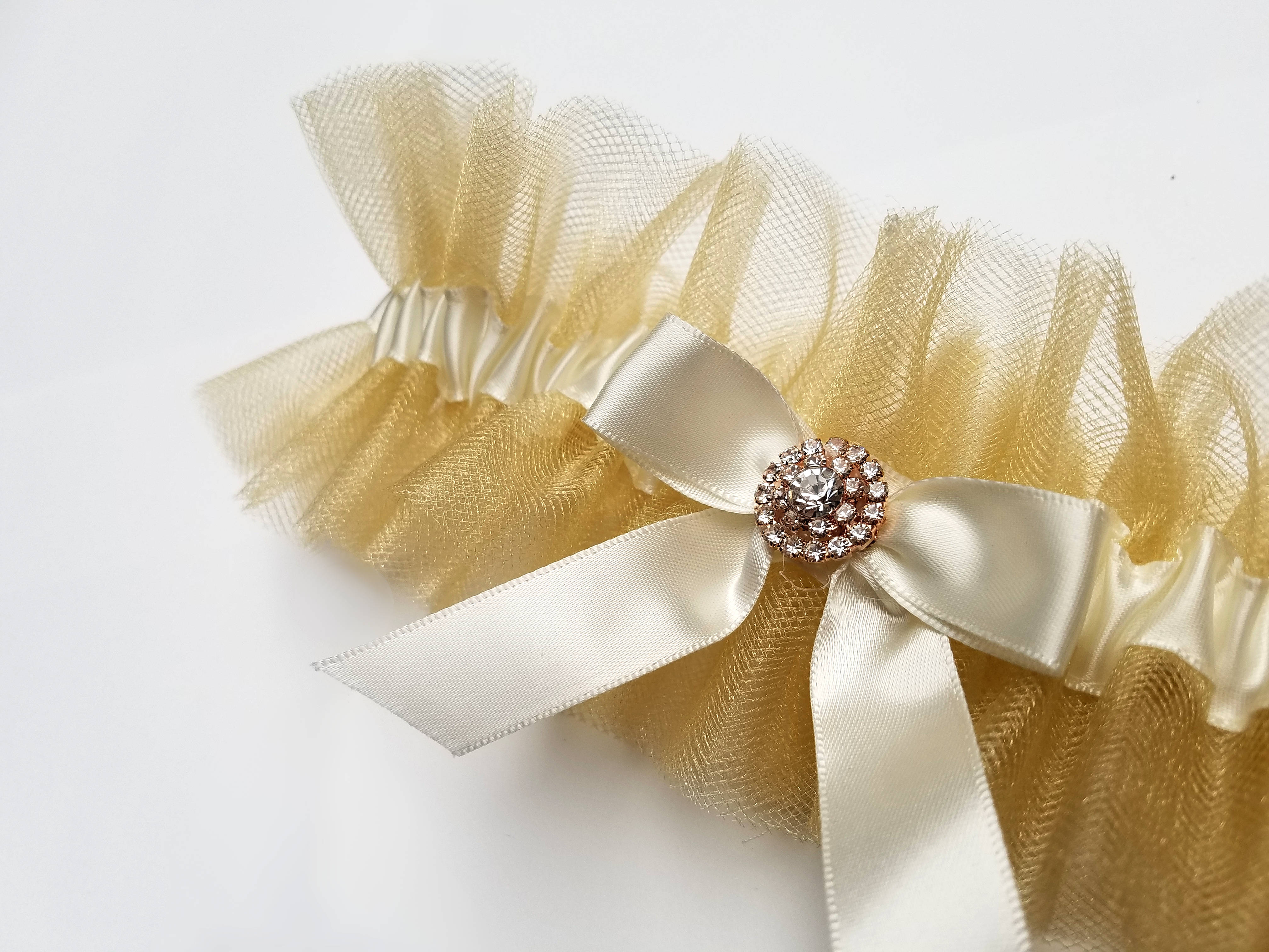 Tulle & Satin Garter