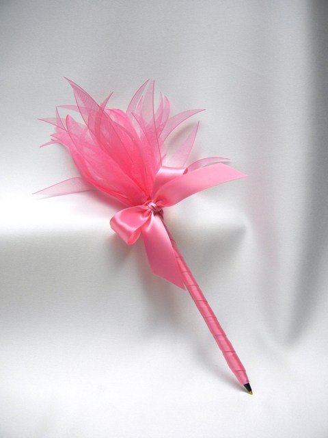 Shocking Pink Party Ribbon Gift Pen