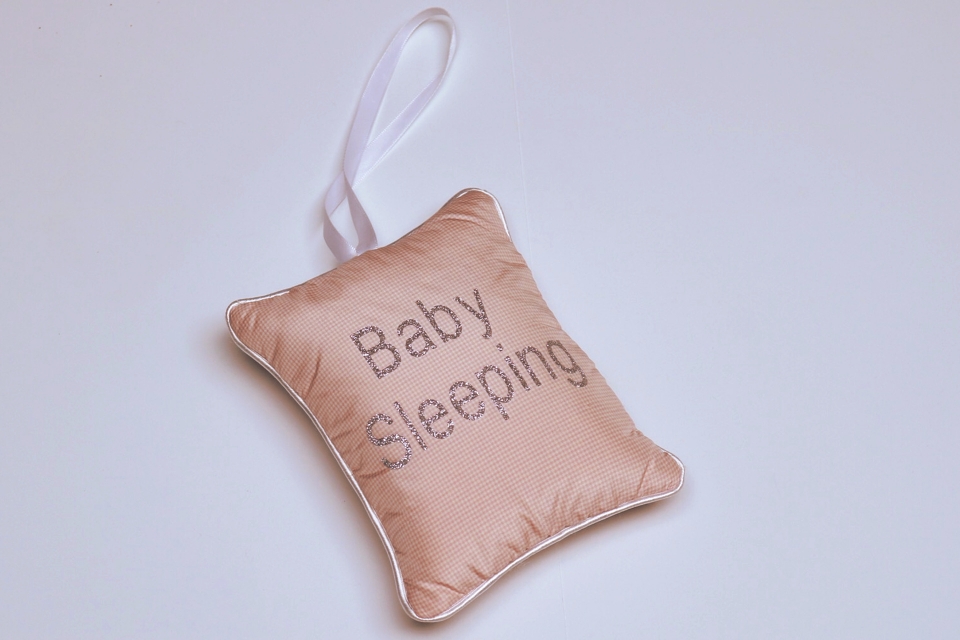 "Baby Sleeping" Door Hanger