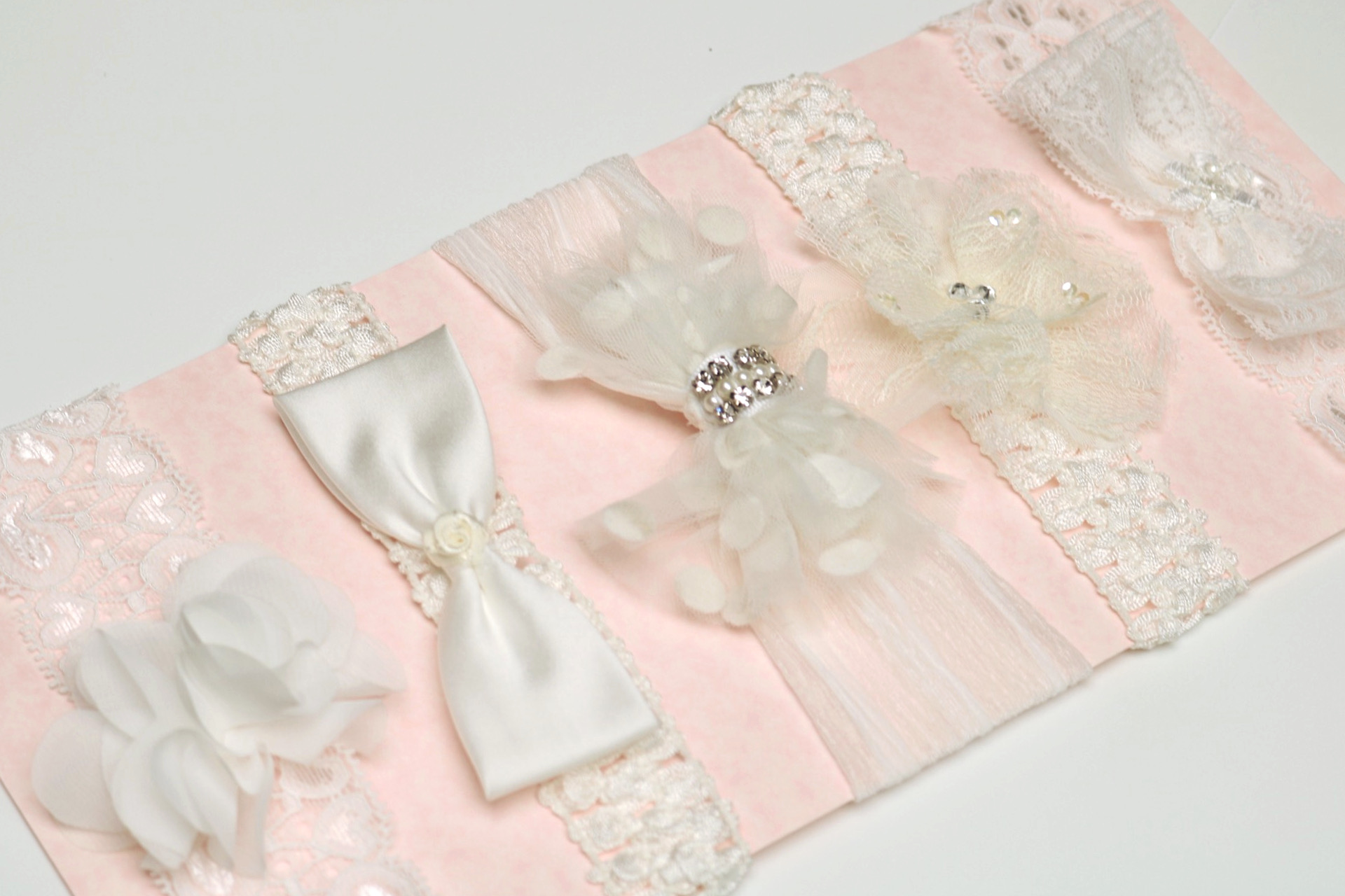 SET OF 5 BABY HEADBANDS