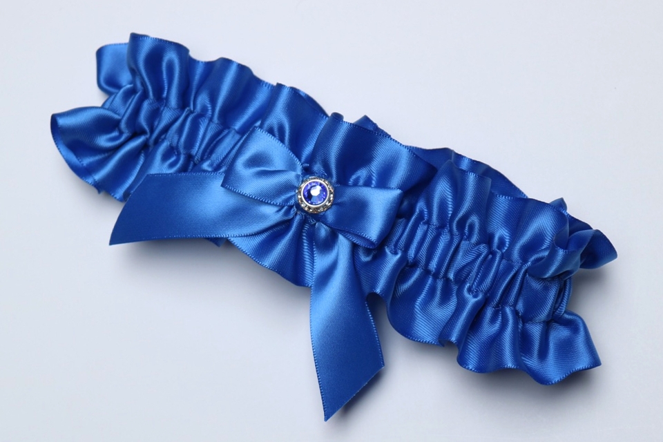 PRINCESS BLUE PROM GARTER
